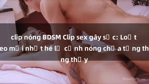 clip nóng BDSM Clip sex gây sốc: Loạt video mới nhất hé lộ cảnh nóng chưa từng thấy